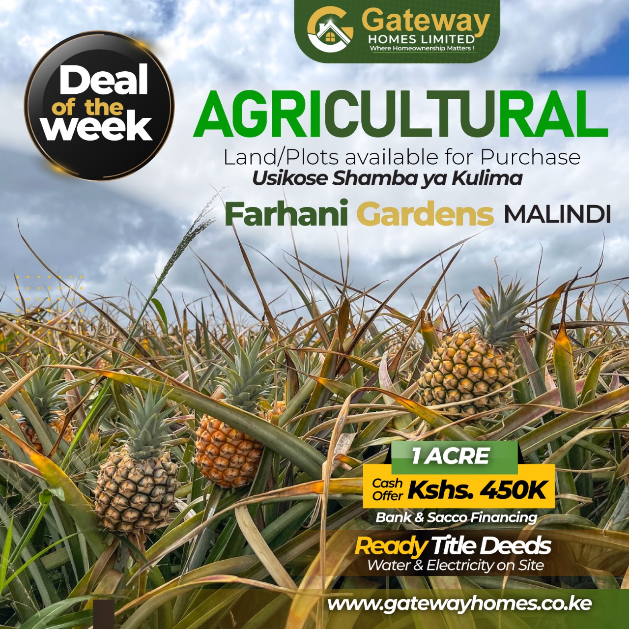 KENYA (Malindi & Diani Area): Land For Sale