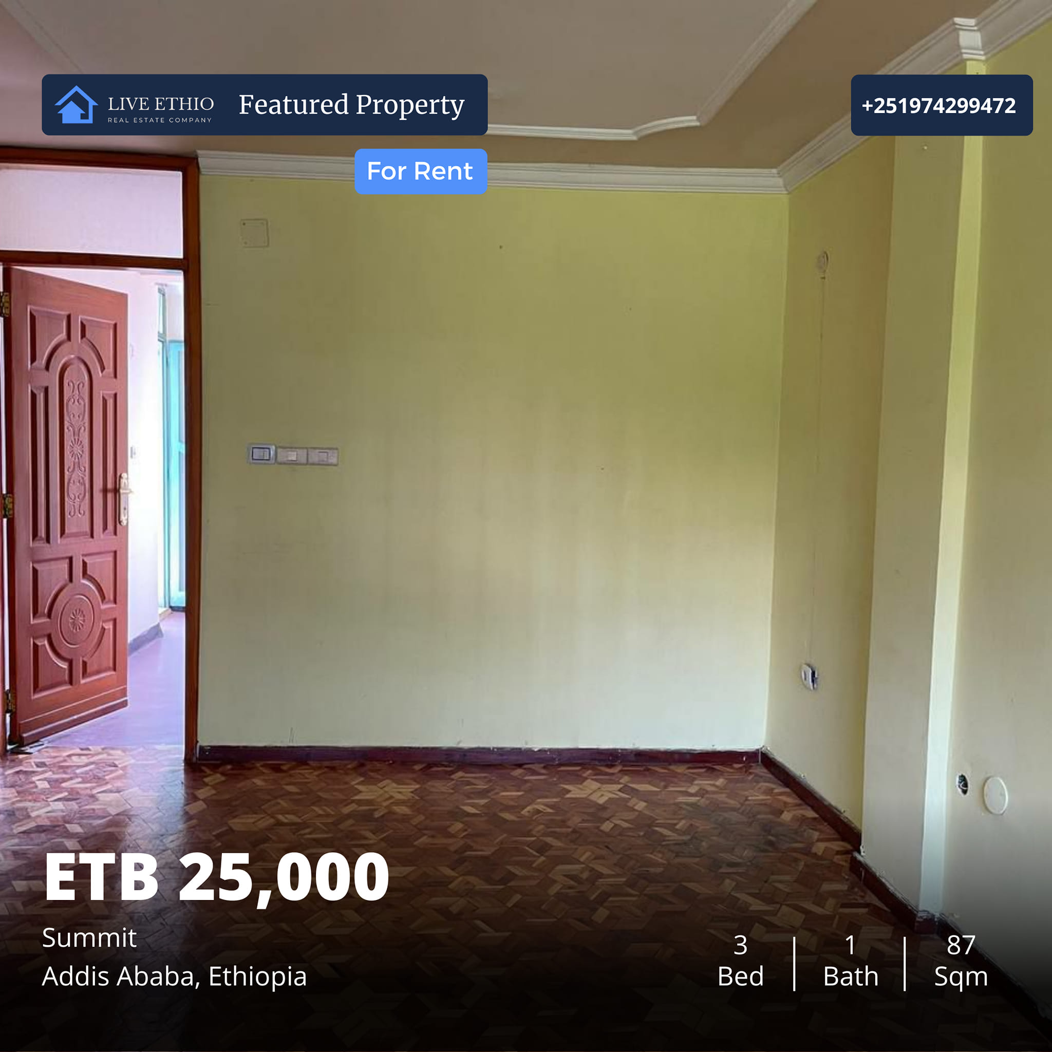 ADDIS ABABA: Apartment For Rent