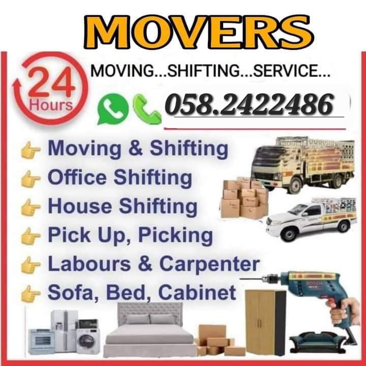 DUBAI: Professional Movers Packers Pickup truck Available